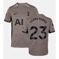 Camiseta Tottenham Hotspur Pedro Porro #23 Tercera Equipación Replica 2023-24 mangas cortas